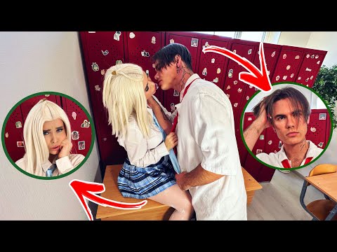 Flirting Pranks in School | Romantic Compilation with Kisses by Nora Power