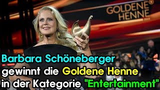 Goldene Henne für Barbara Schöneberger