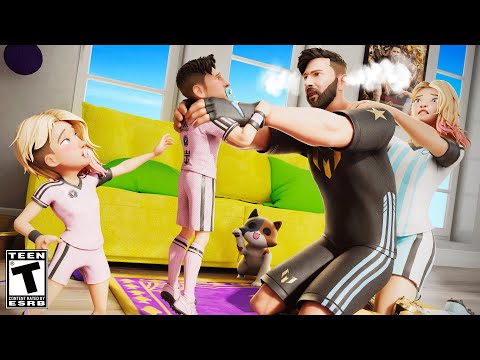 Messi FAMILY LIFE MOVIE.. Fortnite