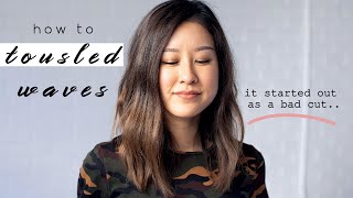 how to 'barely there' waves + bad haircut story