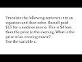 Understanding Equations and Solving for Variables