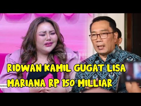 Lisa Mariana Tegaskan Bukan Ani-ani, Ridwan Kamil Gugat Rp 150 Milliar