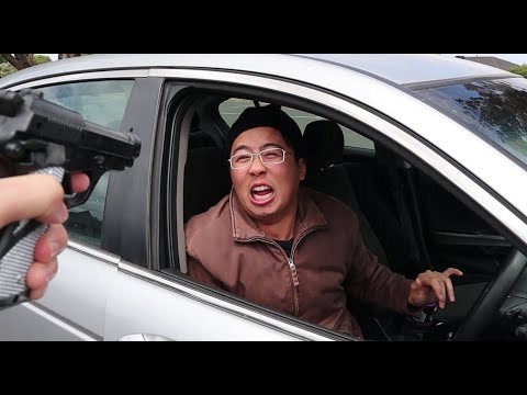 Asian dad gets pulled over by COPS