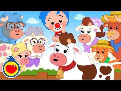 A Vaquinha Laura e Sua Família 🐮 | Música Infantil | Um Herói do Coração ❤️