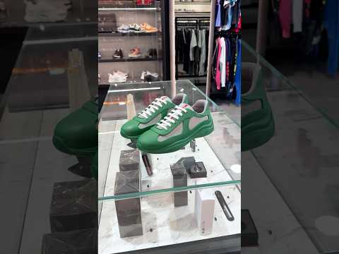 Everyone needs a pair of Prada Americas Cup in their collection! #crepslocker #sneakers #prada