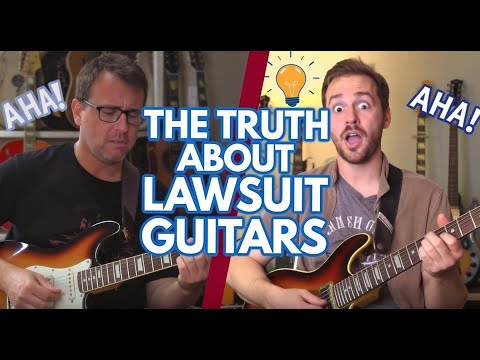 Lawsuit guitars aren't what you think... here's the truth 😱  #LawsuitGuitars  #VintageGuitars