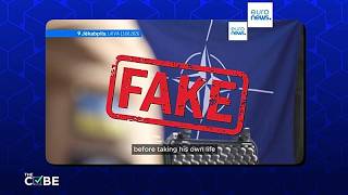 YouTube video thumbnail: Fake Euronews Video Invents Deadly Shooting by Ukrainian Soldier at NATO Exercise
