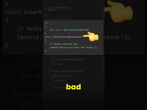 Stop Throwing Exceptions