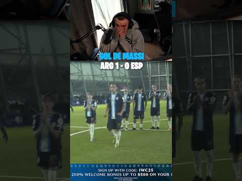 GOL DE MASSI A ESPAÑA #argentina #futbol #coscuarmy #arg #kickargentina #coker #futbolargentino