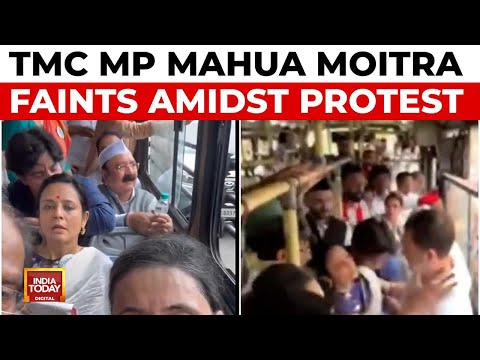 Opposition MPs Detained in Delhi Amidst 'Vote Chori' Protest, Mahua Moitra Faints | India Today