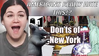 British Mum Reacts to New York: The Don'ts of Visiting New York