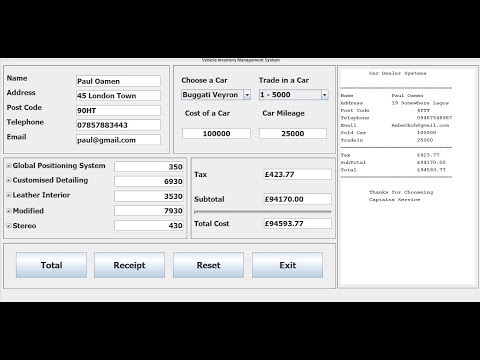 How to Create Inventory Management System for Vehicle...