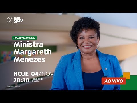 Margareth Menezes faz pronunciamento oficial