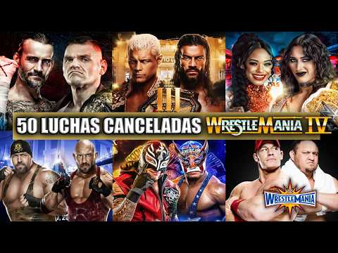 Luchas CANCELADAS de Wrestlemania | Parte 4 (Final)