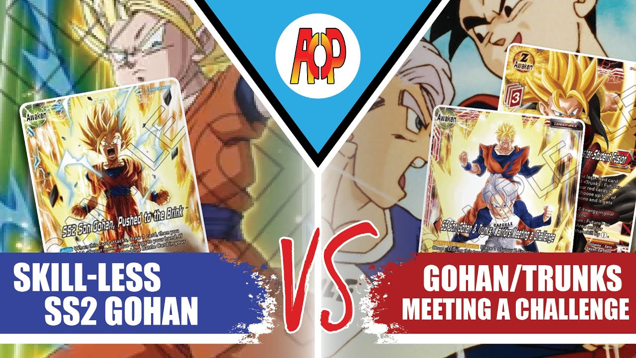Gohan/Trunks Future (R) vs Skill-Less Gohan (U) | Gameplay | DBS TCG