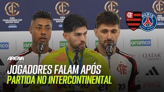COLETIVA ROSSI, BRUNO HENRIQUE E ARRASCAETA | COM IMAGENS | Flamengo x PSG - Mundial de Clubes 2025