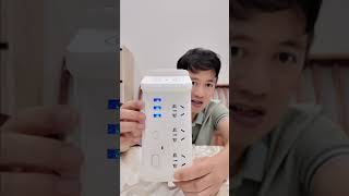 Ổ ghim điện có luôn cổng usb và sạc không dây #congnghe
