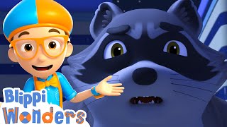 Blippi Learns About Nocturnal Animals 🌛🌜 | Blippi Wonders Educational Videos for Kids