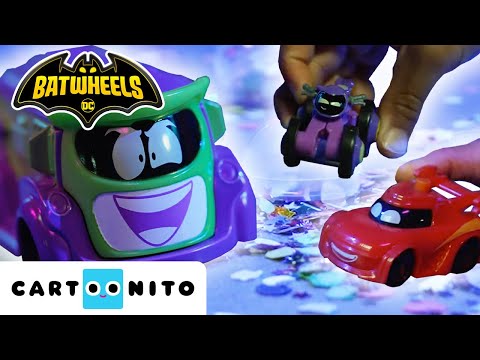 Batwheels Glitzer-Prank-Rennen! | Batwheels | Cartoonito