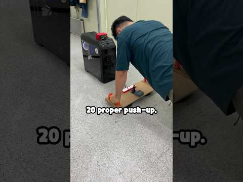 Computer Turns On After 20 Push-Up.