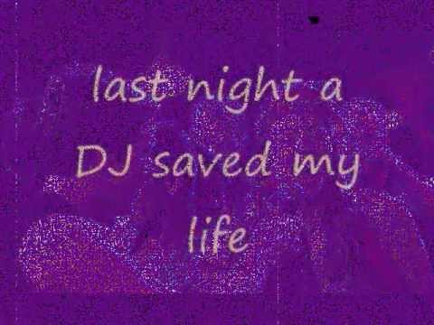 Mariah Carey - Last Night A DJ Saved My Life (lyrics on screen)