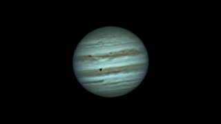 Animace přechodu Europy přes Jupiter
