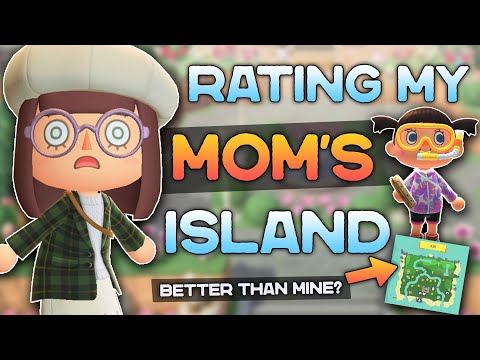 Rating my Mom's Animal Crossing Island!