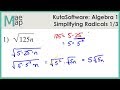 Simplifying Radicals in Algebra 1