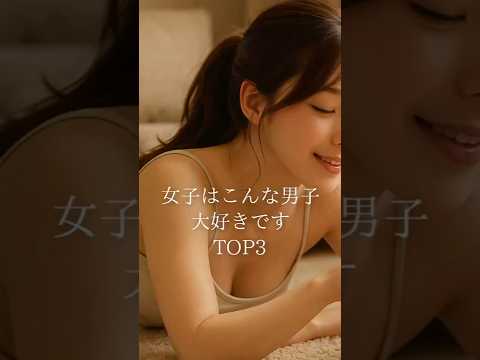 【99%の真実】女子はこんな男子大好きです。TOP3。#shorts #ペアテック #恋愛テクニック #恋愛心理 #脈ありサイン