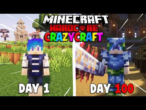 100 Hari Minecraft Hardcore CRAZY CRAFT