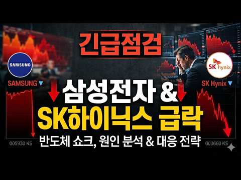 -긴급점검- 삼성전자,  SK하이닉스 연일 급락 도대체 왜?