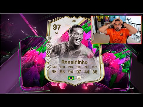 RONALDINHO 97 METAMORFO RANGO 1 RECOMPENSAS FUT CHAMPIONS!!!