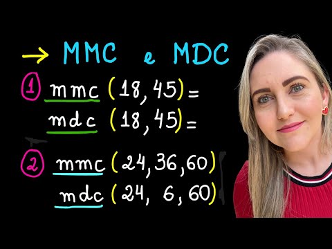 MMC e MDC PASSO A PASSO! EXPLICAÇÃO DE COMO CALCULAR USANDO FATORAÇÃO!! MATEMÁTICA BÁSICA TODO DIA!