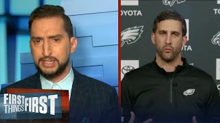 First Things First | Nick react to new HC Nick Sirianni confident Eagles win Super Bowl next season