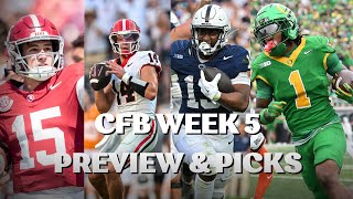 2 MASSIVE Matchups | CFB Week 5 Preview & Picks
