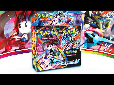 ACESSO ANTECIPADO: Booster Box de Caos Ascendente ME04, Nova Coleção de Cartas Pokémon TCG