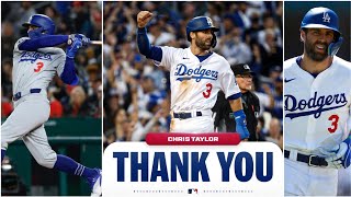 Chris Taylor anuncia su retiro del béisbol.