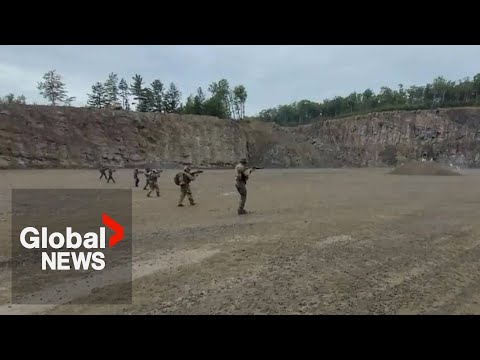 YouTube video thumbnail: Canadian Armed Forces Members Charged in “Anti-Government Militia” Plot in Quebec