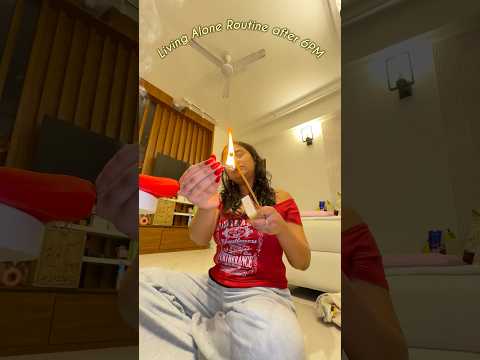 Living Alone Routine After 6PM #minivlog #ytshorts #shorts