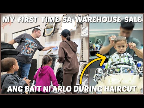 FIRST TIME KO SA WAREHOUSE SALE! ARLO'S NEW HAIRCUT! NEW PLAY CAFE SA ADELAIDE! ❤️ | rhazevlogs