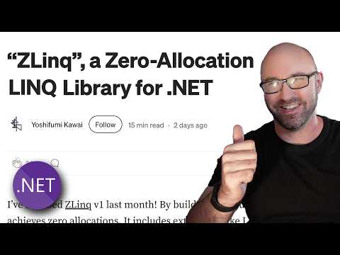 C# LINQ just got way faster with "ZLinq"