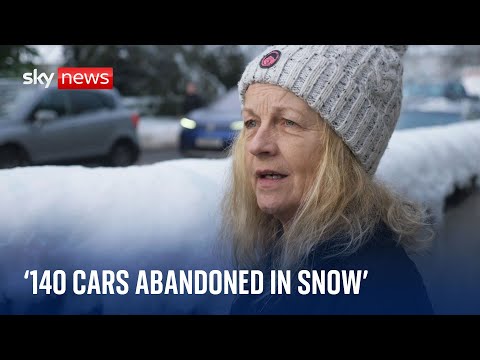 Wild weather: 'I counted over 140 cars abandoned in the snow'