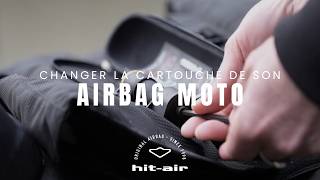 Changer la cartouche de son airbag moto