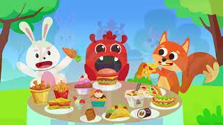 Family on the Bus | Learn Family Members, ABC & Food | Kids Songs by BingGo #binggoleaders #kidssong