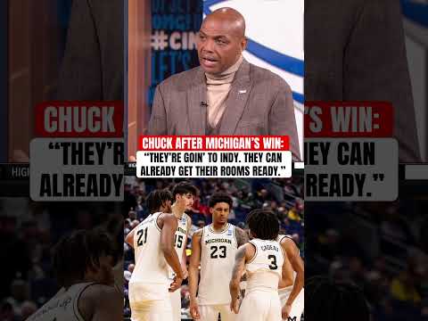 Chuck is SOLD on the Wolverines after today’s dominant performance 🗣️ #MarchMadness #mbb
