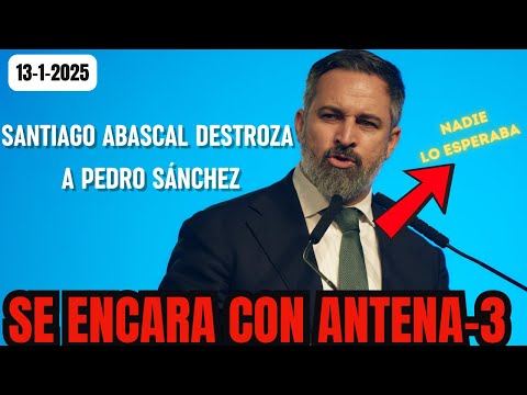 💥👍¡OJO! SANTIAGO ABASCAL(vox) da su MERECIDO a PEDRO SÁNCHEZ en RUEDA de PRENSA