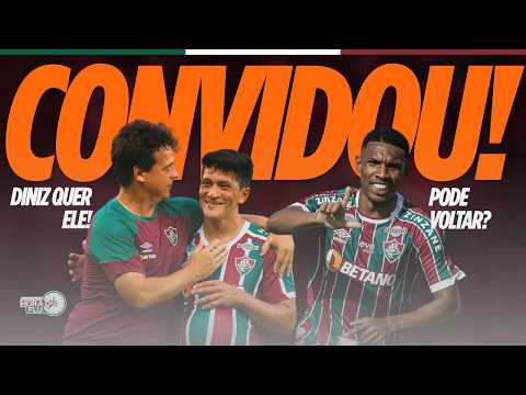 Fernando Diniz busca Germán Cano, mas atacante deve permanecer no Fluminense; futuro de Lelê incerto.