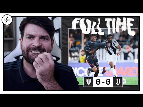 EMPOLI JUVENTUS 0-0 | PREPARATA MALE DALL'ALLENATORE, GIOCATA PEGGIO DAI CALCIATORI, MA...