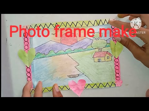 How to make photo frame so easy ✨💫 #youtube #viral #video