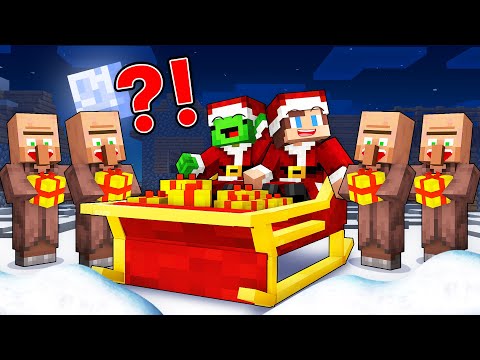 How Mikey and JJ Saved New Year in Minecraft (Maizen)